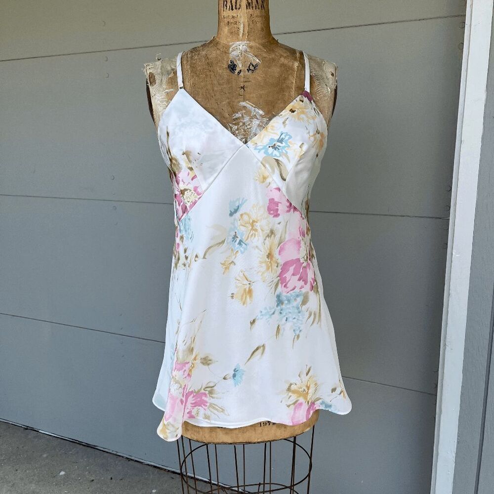 VTG 1995 Victoria's Secret Collection Floral Chemise Slip Dress - S